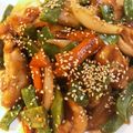 チャブまる's cooksnap of when they made 韓国風★鶏肉とインゲンの甘辛炒め.