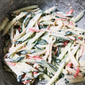 meguみっくす's cooksnap of when they made きゅうりとカニカマのマヨネーズ和え.