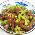 かわいいリクちゃん's cooksnap of when they made ゴーヤとこんにゃくのきんぴら風炒め.