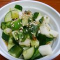 クックZTZ10H☆'s cooksnap of when they made オクラ☆山芋☆きゅうりのネバネバ梅和え♪.