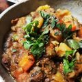 riapple's cooksnap of when they made 簡単♪梅干しと大葉の肉じゃが♪.