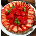 イチゴおれんじ's cooksnap of when they made 簡単いちごタルト.