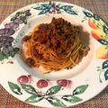 みじょーん's cooksnap of when they made 赤味噌＊和風ボロネーゼパスタ.
