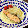 riorin♡'s cooksnap of when they made 鮭で簡単✿トマトバジルの蒸し煮✿.