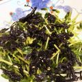 かつぞう☆'s cooksnap of when they made 豆苗と韓国海苔のシャキうまサラダ.