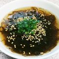 ☆★あんず姫★☆'s cooksnap of when they made ウェイパーですぐでき♫もずくスープ♫.