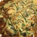 makosaka's cooksnap of when they made 余ったお好み焼き粉で簡単カリカリねぎ焼き.