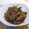 マダムカフェ♡'s cooksnap of when they made ごぼうと牛肉と糸こんのきんぴら.