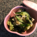 栗丸うさぎ's cooksnap of when they made 白菜・キュウリとわかめのごまあえ♪.