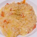 チーズスキヨ's cooksnap of when they made カニとトマトのチーズリゾット.