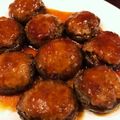 marimekkot's cooksnap of when they made 椎茸ハンバーグみたいな椎茸肉詰めW.