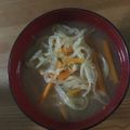 クック1FX93J☆'s cooksnap of when they made 切り干し大根とにんじんのみそ汁.