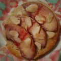 inLondon's cooksnap of when they made 白桃（缶）の蜂蜜梅風味のトースト.