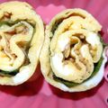おしえてね's cooksnap of when they made お弁当用大葉入りだし巻き卵.