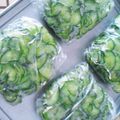 おのみちゃん's cooksnap of when they made キュウリの保存方法☆冷凍.