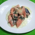 クッカーまさおちゃん's cooksnap of when they made サーモンハーブ炒め〜ホワイトソースのせ〜.