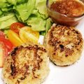 mimi☆ko's cooksnap of when they made 鱈と大和芋のふわふわハンバーグ.
