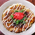 よよっち♪'s cooksnap of when they made え？！お好み焼き？！焼き卵かけご飯だよ♡.