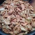 みこひろママ's cooksnap of when they made やわらかマヨ鶏とキャベツの焼肉のたれ炒め.