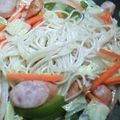 prevelly's cooksnap of when they made ウインナーdeそうめんちゃんぷる☆.