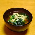 ドルフィンサーモン's cooksnap of when they made ほうれん草と卵のすまし汁.