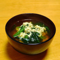 ドルフィンサーモン's cooksnap of when they made ほうれん草と卵のすまし汁.