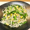 はらぺこしろうさぎ's cooksnap of when they made もやし☆ニラ☆コーンのピリ辛白だし炒め♪.