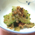さとみわ's cooksnap of when they made ゴーヤの梅和え.