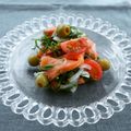 バカリャウ's cooksnap of when they made おかひじきとスモークサーモンのマリネ.
