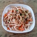 ポニーリボン's cooksnap of when they made 子供とソース味の焼うどんランチ.