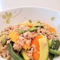 イエローバード's cooksnap of when they made 豚肉とズッキーニの和風丼♪.