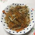 ももちゃん1's cooksnap of when they made mチャプチェ.
