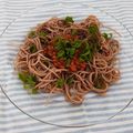 cafelinen's cooksnap of when they made 暑い夏に★ピリ辛冷やし納豆そば.