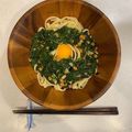 chefmiki's cooksnap of when they made モロヘイヤと納豆のパスタ.