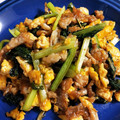 じょちゅあ's cooksnap of when they made 簡単に♪豚肉と小松菜の卵とじ炒め.