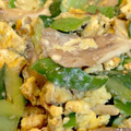 クッキング・PaPa's cooksnap of when they made 簡単中華・卵と胡瓜と青唐辛子の塩炒め.