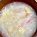 　ひこ's cooksnap of when they made 簡単絶品！かにかまで蟹玉スープ.