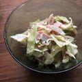 栗丸うさぎ's cooksnap of when they made レンジでキャベツとハムの胡麻マヨサラダ.