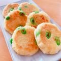 ☆３匹の子ぶた☆'s cooksnap of when they made 豆腐とはんぺんのふわふわ焼き〜枝豆入り〜.