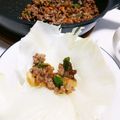 earthSY's cooksnap of when they made ヘルシー♡自分で挟んで肉味噌レタス包み.
