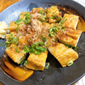 ゆーか1107's cooksnap of when they made 絶品おつまみ★絹厚揚げ.