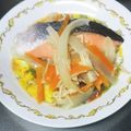 ゆうき＆かずきママ's cooksnap of when they made フライパンで☆鮭の蒸し焼き♪.