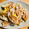 ボブナナ's cooksnap of when they made 車麩とキノコの卵とじ.