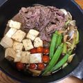 hiromi17's cooksnap of when they made トマトこぶおろしのすきやき肉豆腐鍋.