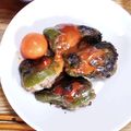 カプチーナ！'s cooksnap of when they made ピーマンと椎茸の肉詰め☆ソースは２種.