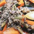 ゆりあんZ's cooksnap of when they made 簡単！ 牛スタミナ丼.