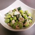 ☆やすちゃん☆'s cooksnap of when they made 枝豆ときゅうりのツナごまサラダ.
