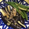 ひこにゃん＊'s cooksnap of when they made 簡単・美味しい☆オクラとなすの煮浸し.