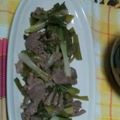 食いしん坊めｰちゃん's cooksnap of when they made Ｗネギ＊牛肉のオイスターソース炒め♪.
