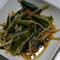 ヨシヨッシー's cooksnap of when they made オイスターソースdeニラもやし炒め.